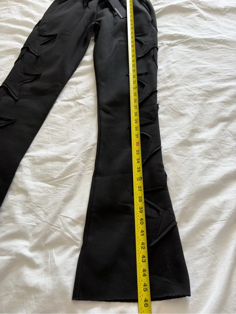 Rockstar Original Women’s Sinayah Black Stacked Star Track Pants Medium NWT - Picture 12 of 14